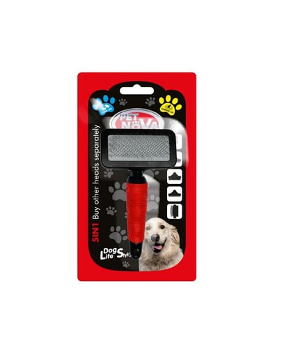 PET NOVA Oboustranný kartáč pro hustou srst M 5in1
