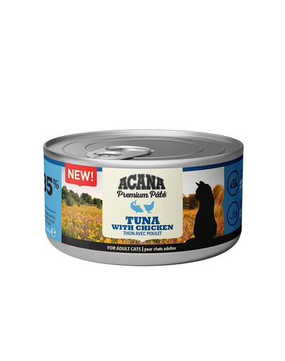 Levně ACANA Premium Pate Tuna & Chicken paštika z tuňáka a kuřete pro kočky 24 x 85 g