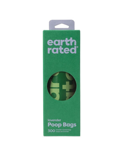 EARTH RATED Sáčky na exkrementy Levandulové 300ks