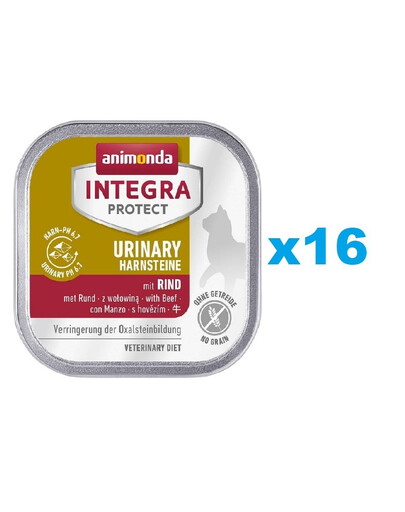 Levně ANIMONDA Integra Protect Urinary Oxalate Hovězí 16x100 g