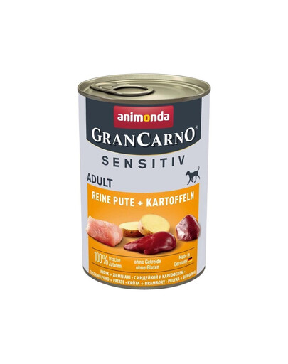 ANIMONDA Grancarno Sensitiv Krůtí a brambory 12x400 g