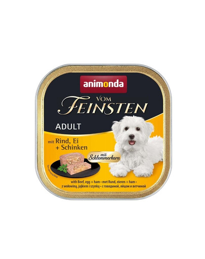 ANIMONDA Vom Feinsten Pate hovězí s vajíčkem a šunkou 150g