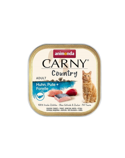 ANIMONDA Carny Country Adult Kuřecí, Krůtí a Pstruh 100g