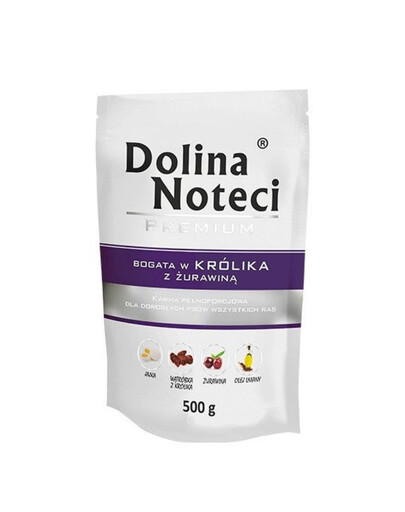 DOLINA NOTECI Premium Bohatá na králíka s brusinkou 500 g
