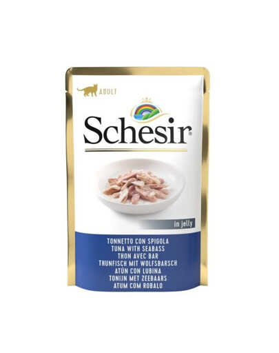 SCHESIR Jelly Adult Tuňák a mořský okoun 85g