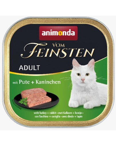 ANIMONDA Cat Vom Feinsten krůtí & králík 100 g