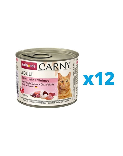 ANIMONDA Carny Adult konzervy pro kočky 12 x 200g