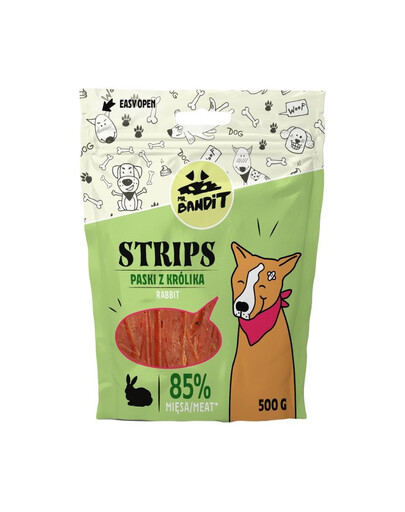 Levně MR. BANDIT Strips Slim králík 500 g