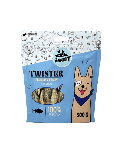 MR. BANDIT Twister rybí 500 g