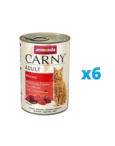 ANIMONDA Carny Adult Hovězí 6 x 400 g