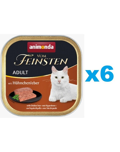ANIMONDA Vom Feinsten kuřecí játra 6 x 100 g