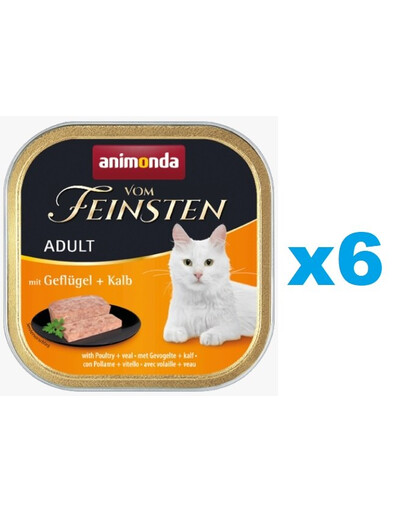 ANIMONDA Vom Feinsten Classic drůbeží & telecí 6 x 100 g