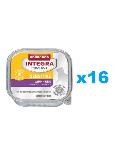 Levně ANIMONDA Integra Sensitive Jehněčí s rýží 16x100 g