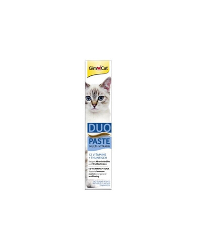 GIMCAT Duo Multi-Vitamin Paste 50 g tuňák a 12 vitamínů