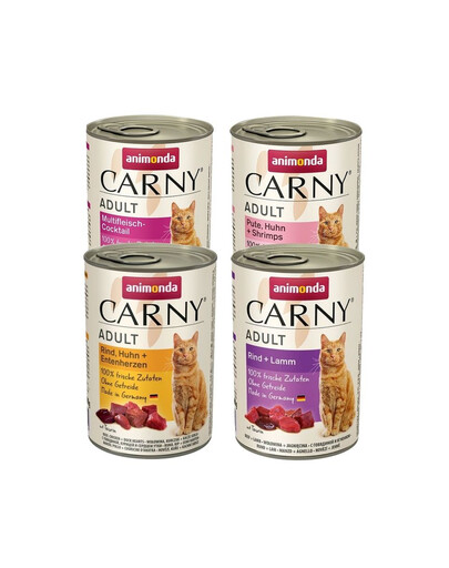 ANIMONDA Carny Mix příchutí 4 x 400 g