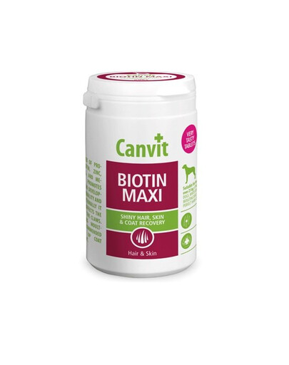 CANVIT Dog Biotin Maxi 500g doplněk pro kůži a srst psů velkých plemen