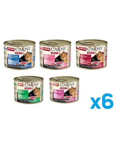 ANIMONDA Carny mix příchutí 30 x 200 g