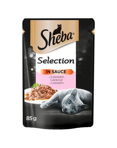 SHEBA Selection in Sauce losos 85g*24