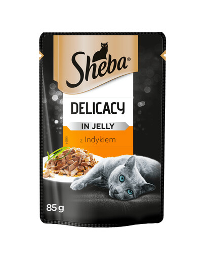 SHEBA Delicacy krůtí v želé 24x85g