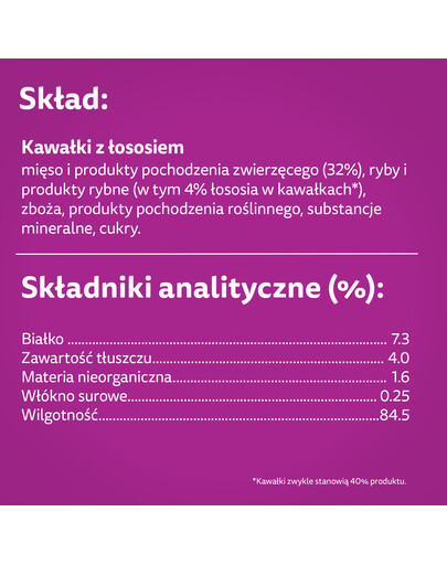 WHISKAS Adult 28x85g vlhké krmivo pro dospělé kočky v omáčce s lososem