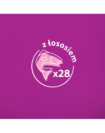 WHISKAS Adult 28x85g vlhké krmivo pro dospělé kočky v omáčce s lososem