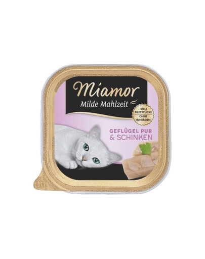 MIAMOR Milde Mahlzeit Poultry Pure&Ham 100g drůbež a šunka