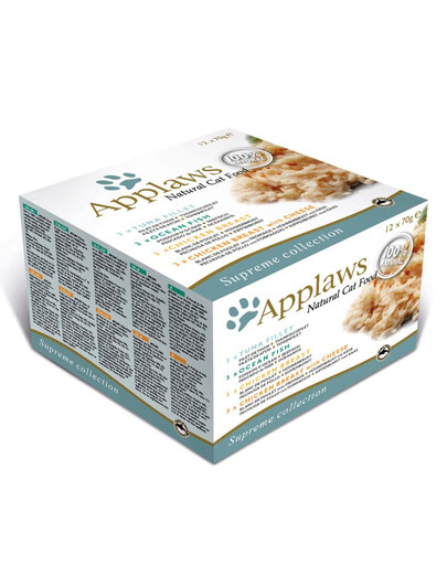 APPLAWS Cat Tin Multipack 4x (12x70g) Supreme Collection