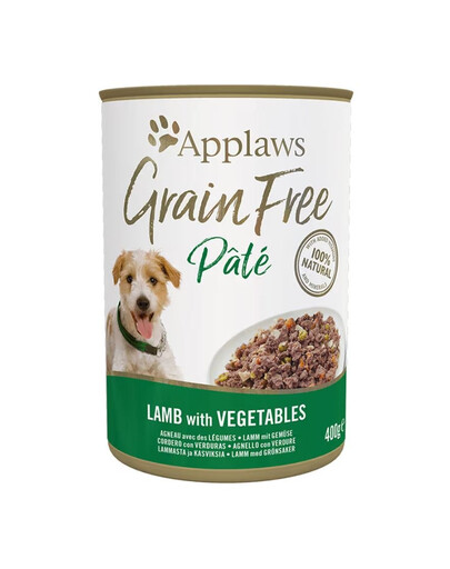 APPLAWS Grain Free Pate 6x400g jehněčí se zeleninou pro všechny psy