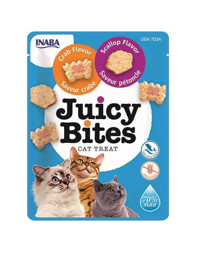 INABA Churu Cat Juicy Bites Scallop&Crab Flavor 3x11,3g