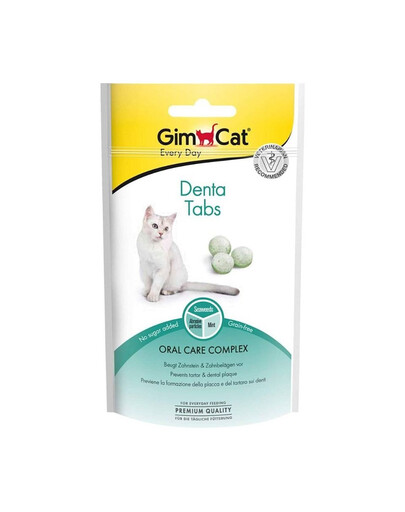 GIMCAT Every Day Tabs Denta 40 g léčba ústní hygieny pro kočky