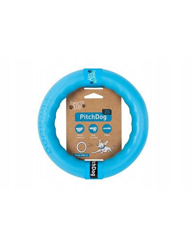 PULLER Pitch Dog Kruh pro psy 20 cm modrý