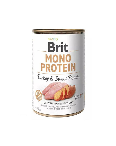 BRIT Mono Protein Turkey & Sweet Potato 6 x 400g
