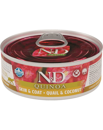 N&D Cat QUINOA Adult Quail & Coconut 80g