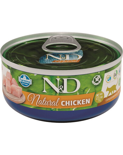 N&D Cat Natural Chicken 80g