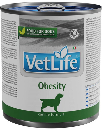 FARMINA VetLife Natural Diet Dog Obesity dietní krmivo pro psy 300 g
