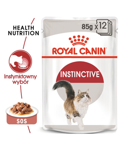 ROYAL CANIN Instinctive Gravy 48x85g kapsičky pro dospělé kočky ve šťávě