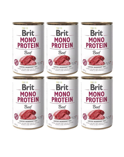 BRIT Mono Protein Beef 6x400 g