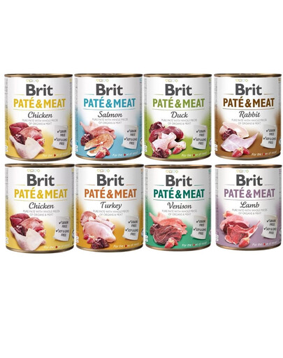 BRIT Pate&Meat Mix 8x800 g