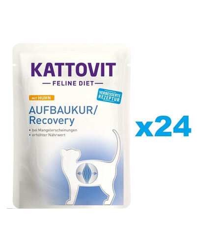 KATTOVIT Feline Diet Recovery Kuřecí 24 x 85 g