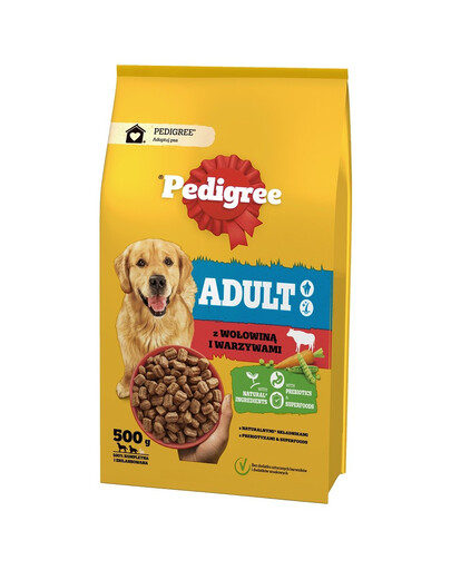 PEDIGREE Adult 500 gs hovězím masem a zeleninou pro velké a středně velké psy