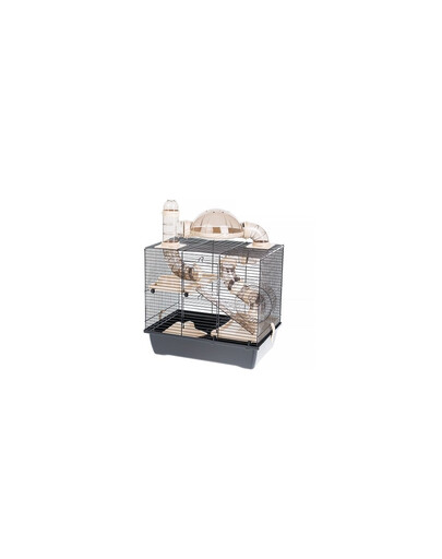 INTERZOO Rocky + Taras Klec pro křečky 42 cm béžová
