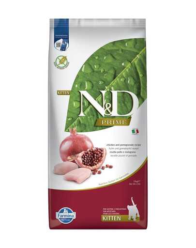 N&D Prime Kitten Chicken & Pomegranate 10 kg