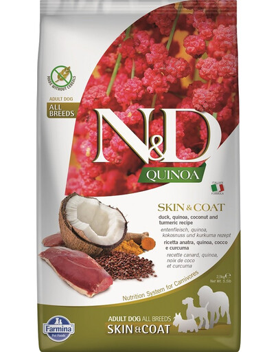 N&D Quinoa Dog Skin & Coat Duck & Coconut 2.5 kg