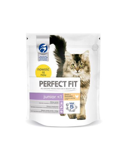 PERFECT FIT Junior (<1 rok)bohatý na kuřecí maso 5 x 750g
