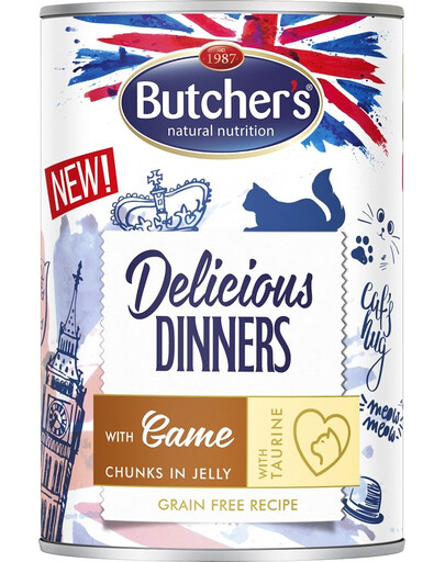 BUTCHER'S Delicious Dinners kousky zvěřiny v želé 400g