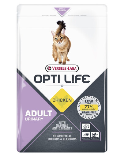 VERSELE-LAGA Opti Life Cat Adult Urinary Chicken 1 kg krmivo se speciální ochranou močových cest