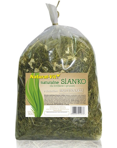 NATURAL-VIT Seno pro hlodavce s pastinákem 300 g