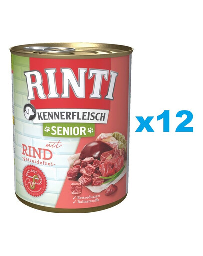 RINTI Kennerfleish Senior Beef 12x800 g