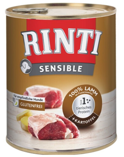 RINTI Sensible konzerva s bramborami pro citlivé psy 800 g