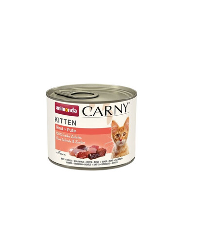 ANIMONDA Carny Kitten Hovězí a krůtí 200g